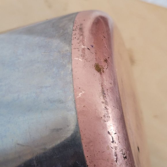 Vintage Revere Ware Copper Clad 1.5 Qt Sauce Pan Pot 5.75 x 3.75 Inches - Picture 9 of 10